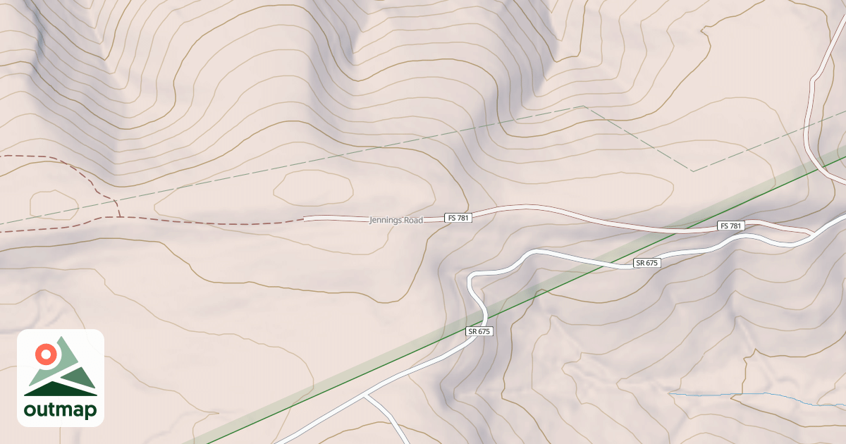 Map of JENNINGS