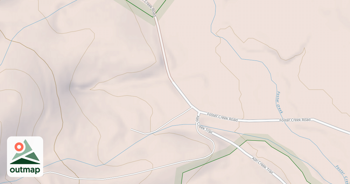 Map of FOSTER CREEK