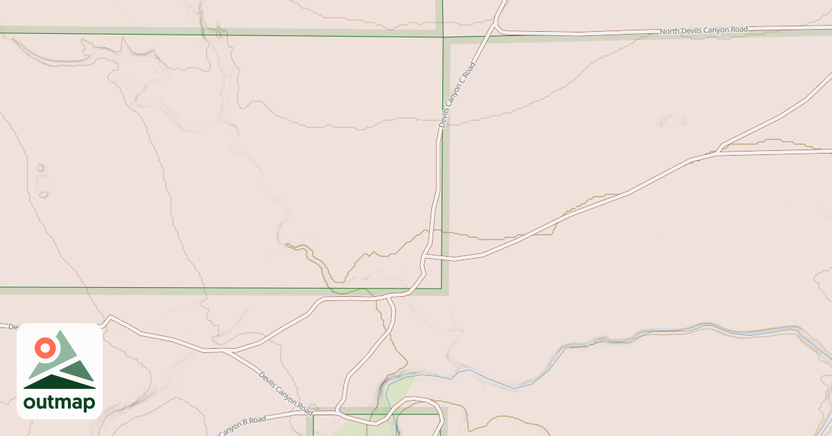 Map of DEVILS CANYON C