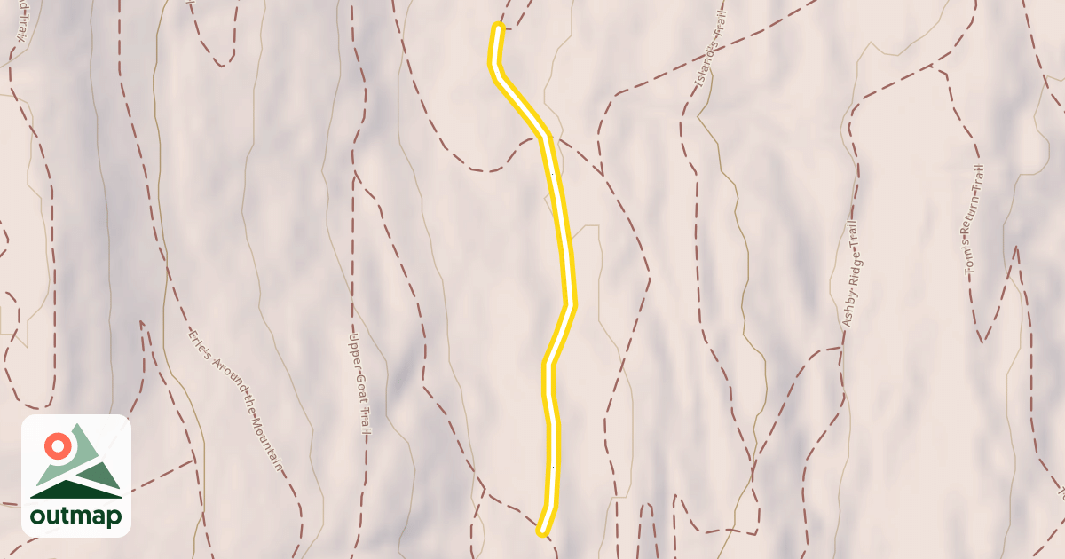 Map of Chris's Cutoff