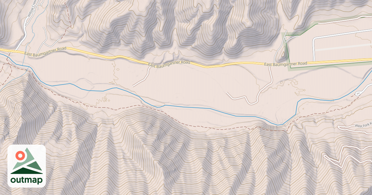 Map of KELLY CREEK/VIRGINIA GULCH CON