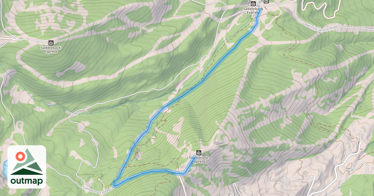 Map of Red Pine Road