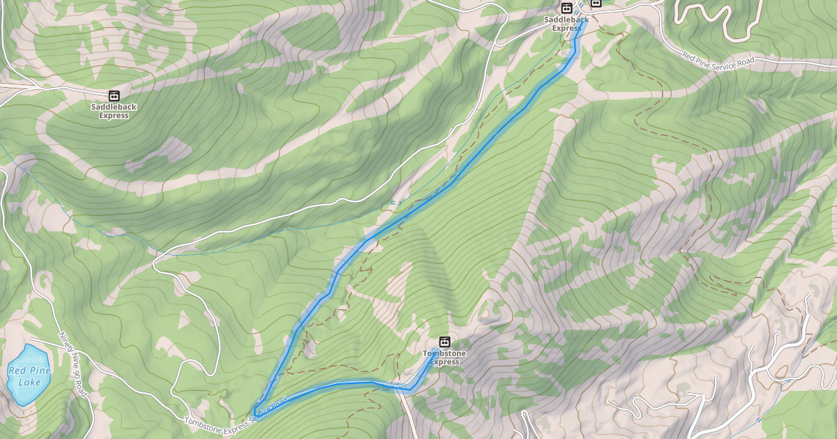 Map preview of Red Pine Road
