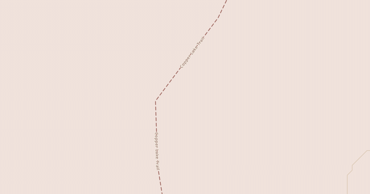 Map preview of Copper Lake Trail