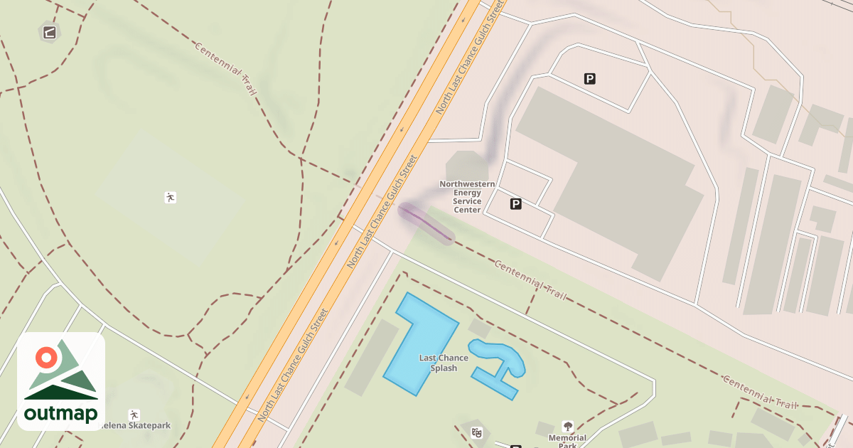 Map of Centennial Trail