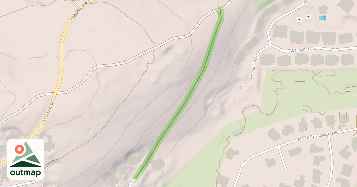 Map of Ashley Avenue