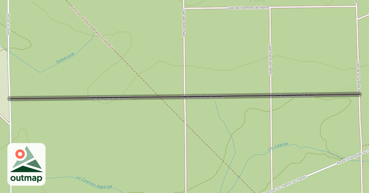 Map of Laie Jacqueline de Hainaut