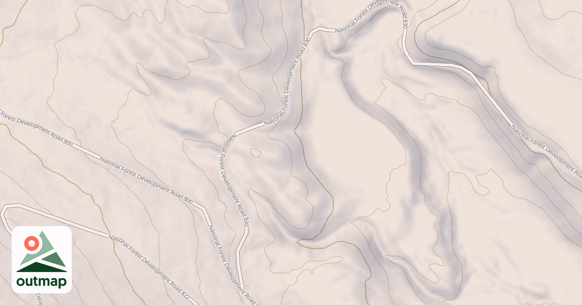 Map of USFS Motor Vehicle Use Map Roads {9417F911-608D-4B05-AEA3-874647447A76}