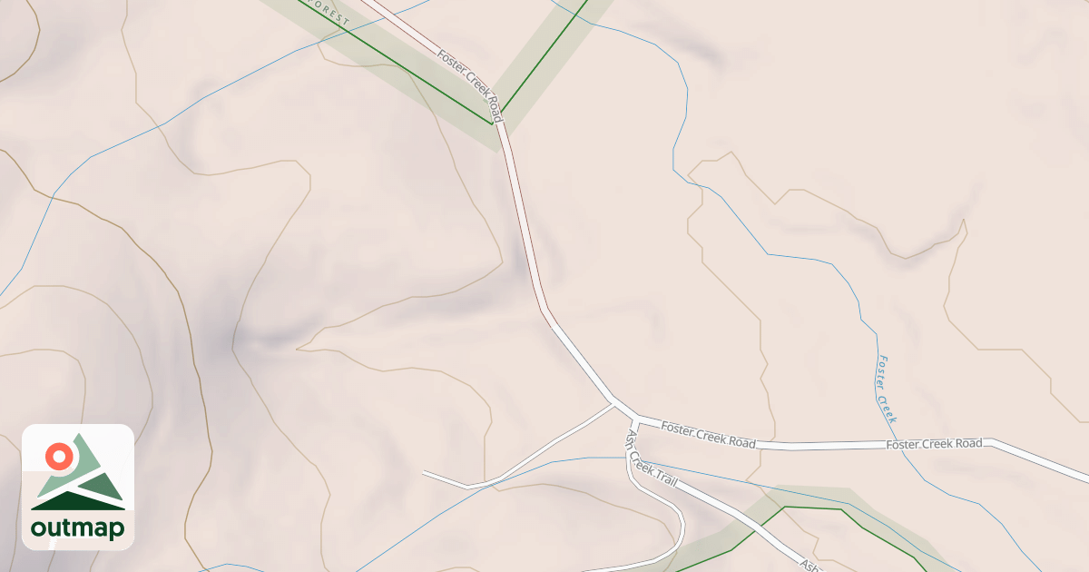 Map of FOSTER CREEK
