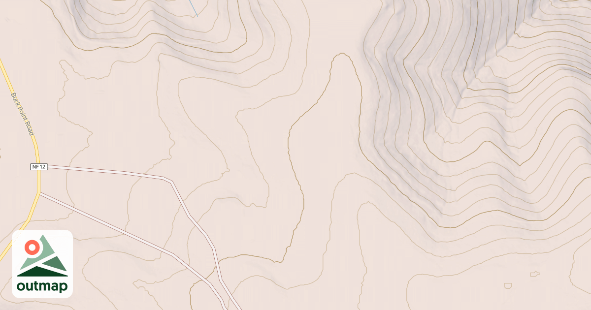 Map of USFS Motor Vehicle Use Map Roads {B321F604-3F75-485C-85FB-4A473D2FF214}