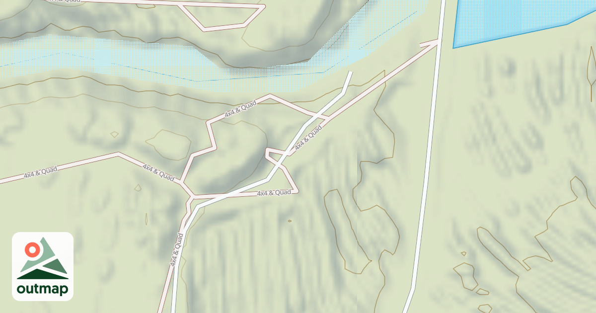 Map of Interlake State Recreation Area Trails