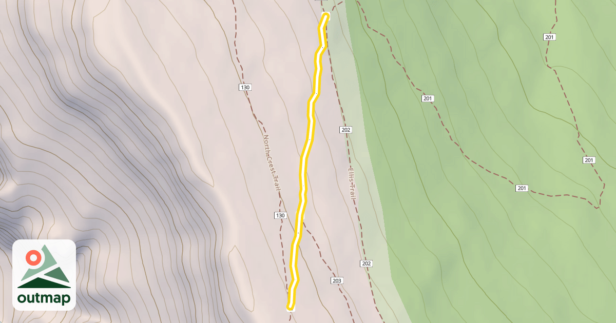 Map of Osha Loop Trail