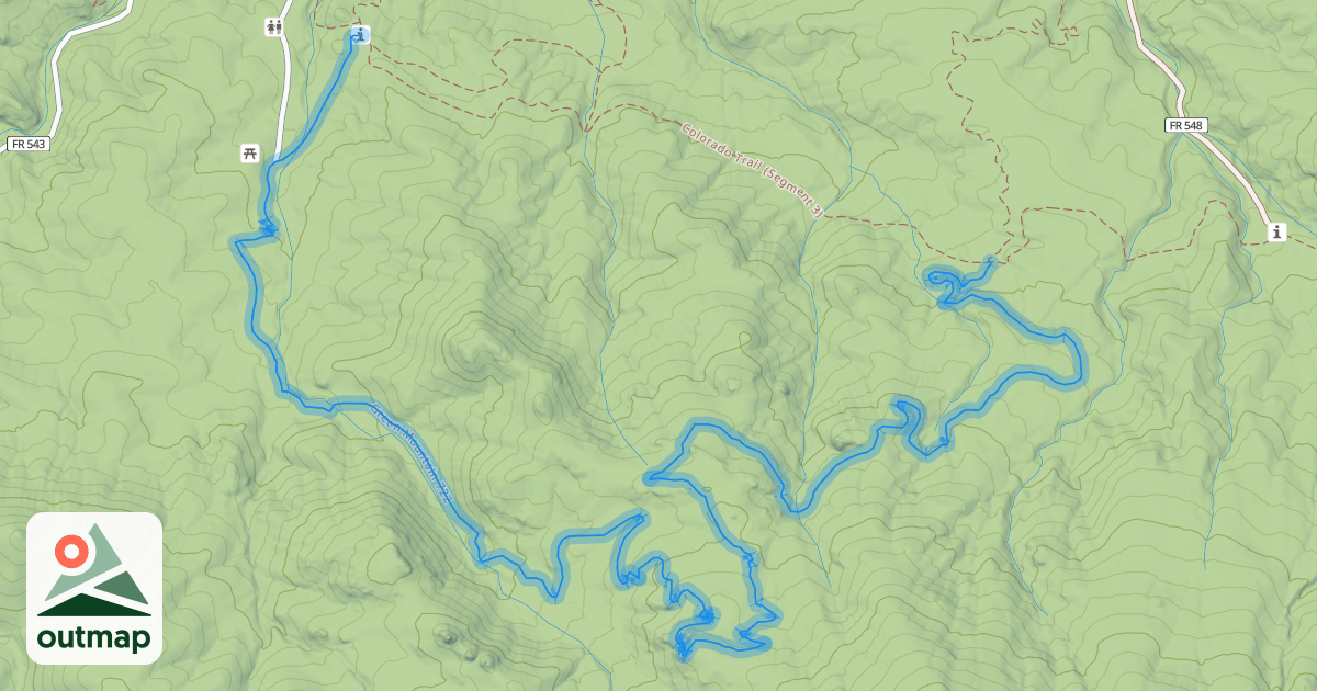 Map of Green Mountain 722