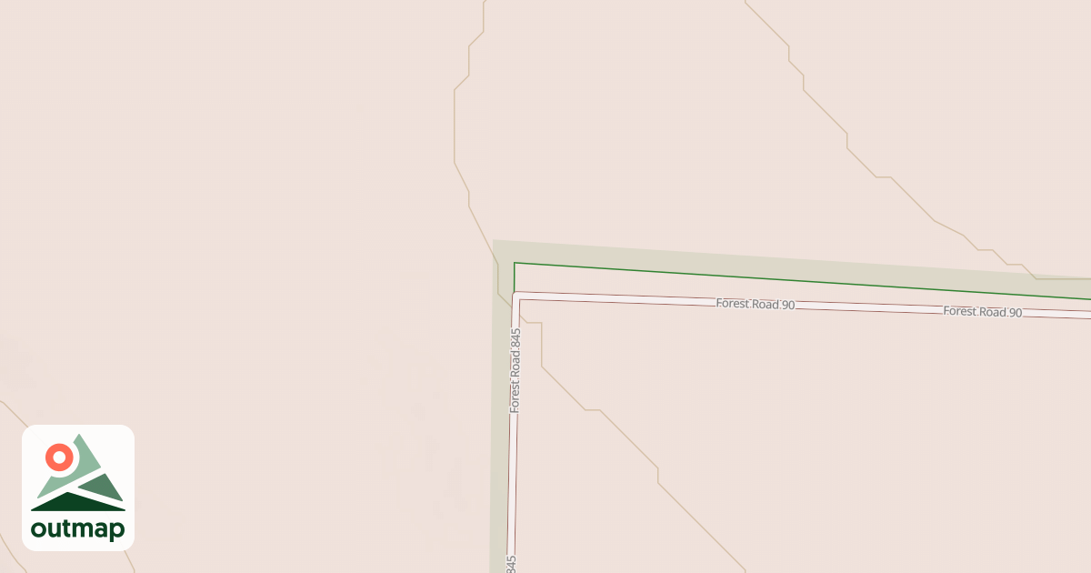 Map of ROAD 90