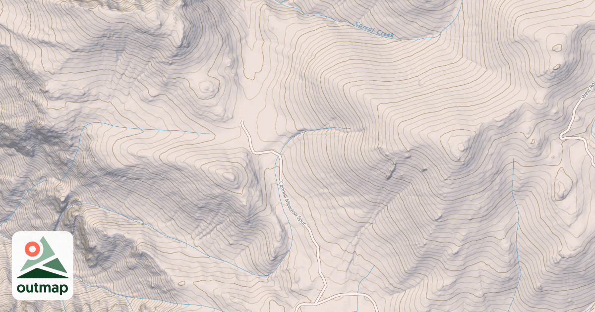 Map of CANNELL MEADOW