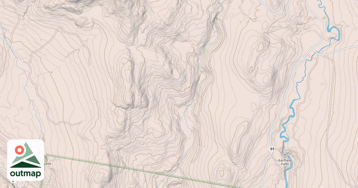 Map of Middle Branch Dead Diamond