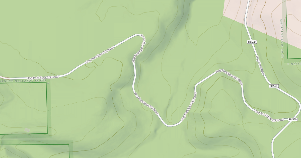 Map preview of HOG PARK SPUR 2Q