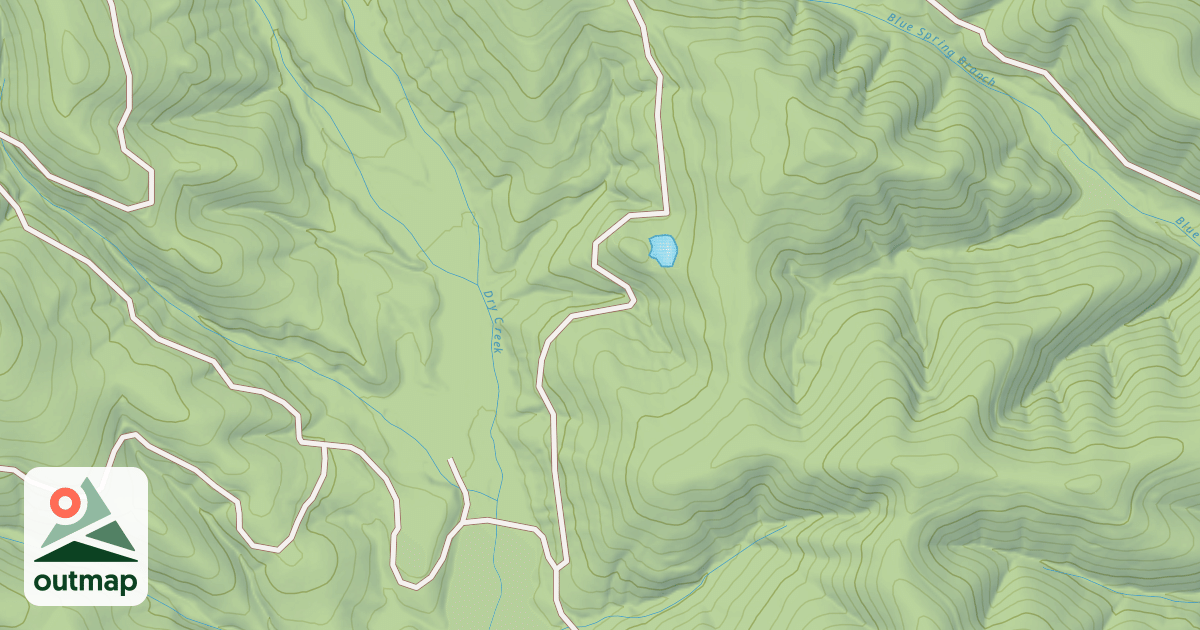 Map of BLUE SPRINGS BR. A