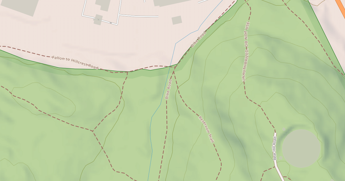 Map preview of Dike Road