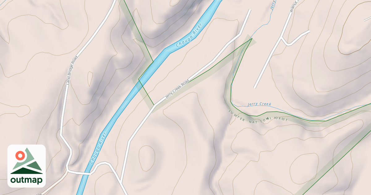Map of JERRY CREEK