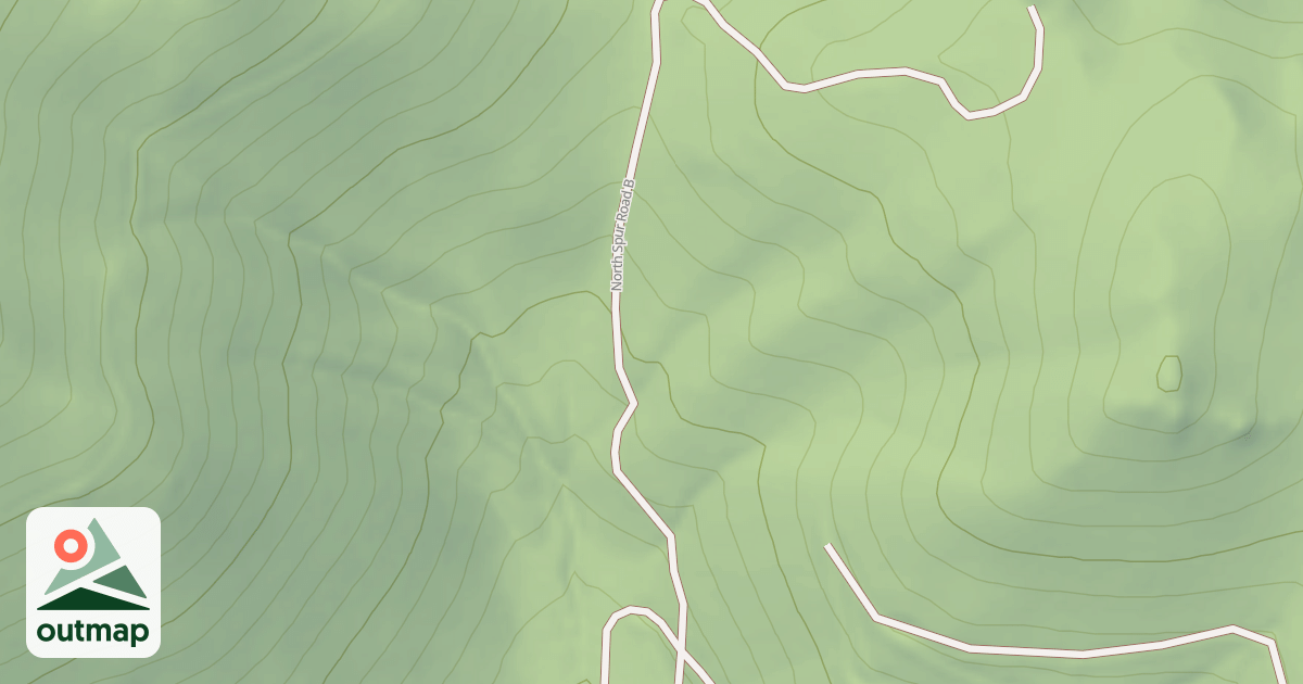 Map of NORTH SPUR ROAD B