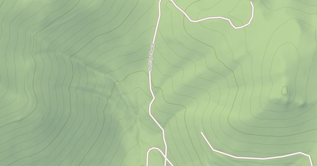 Map preview of NORTH SPUR ROAD B