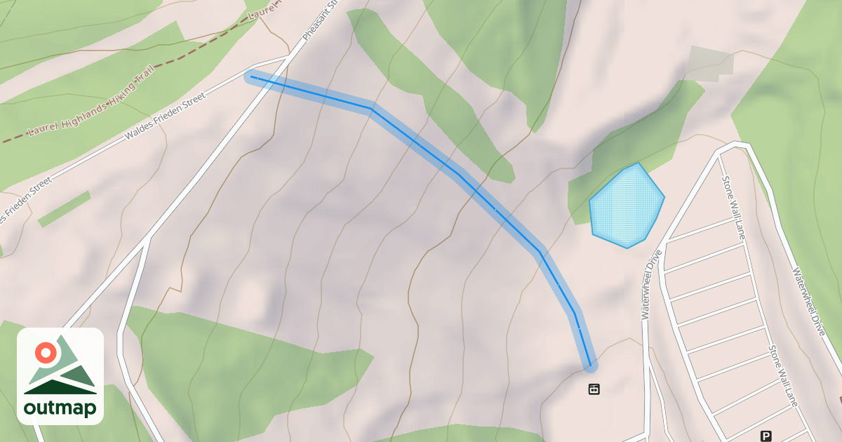 Map of Alpine Meadows Slope