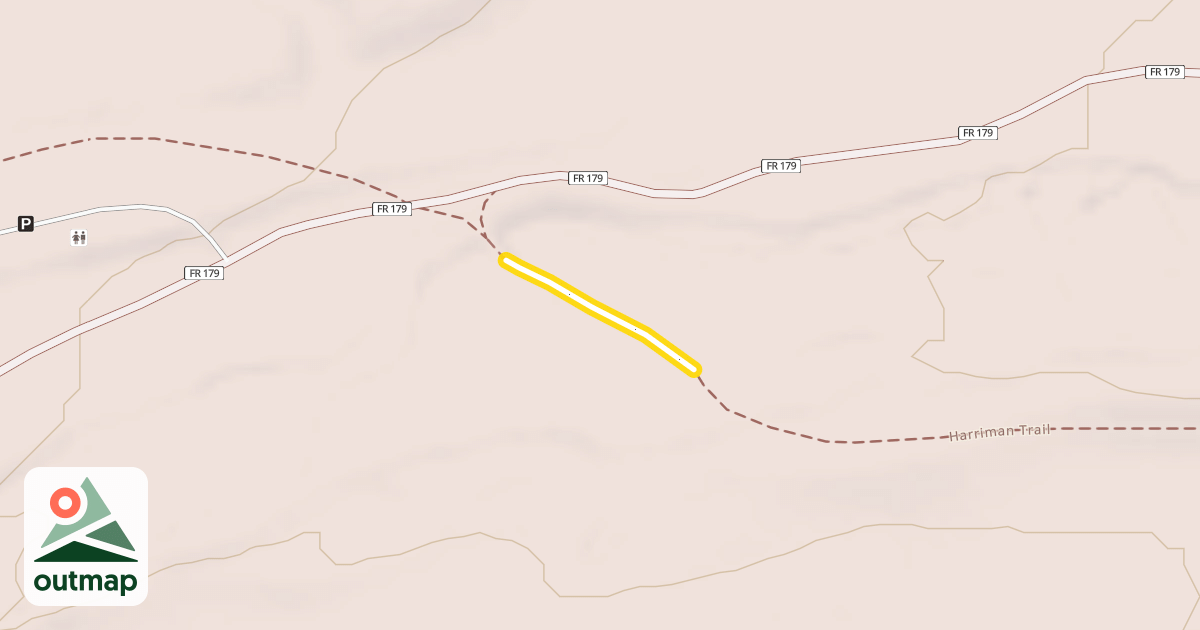 Map of Harriman Trail