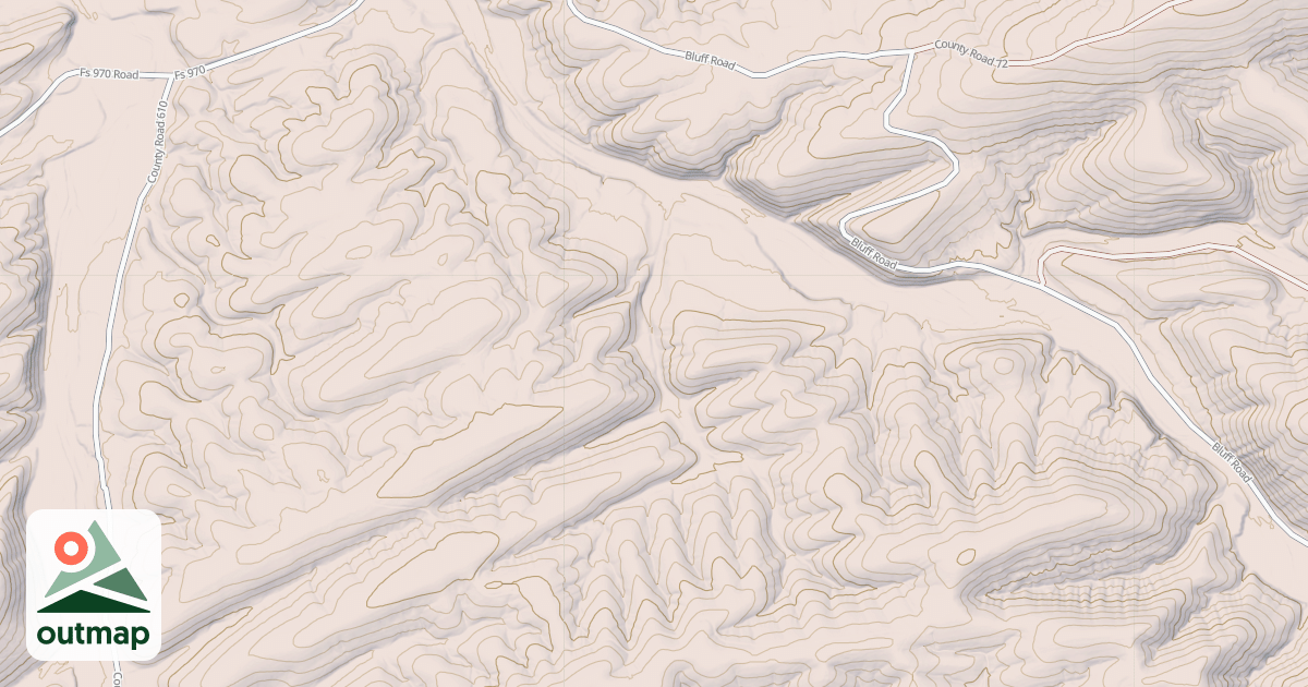 Map of CASTLE RIDGE