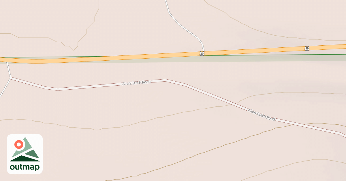 Map of ALLEN GULCH