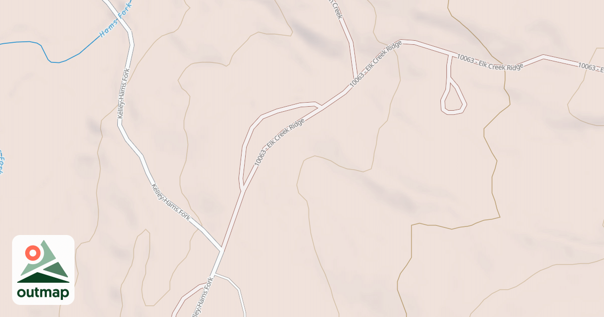 Map of ELK CREEK RIDGE