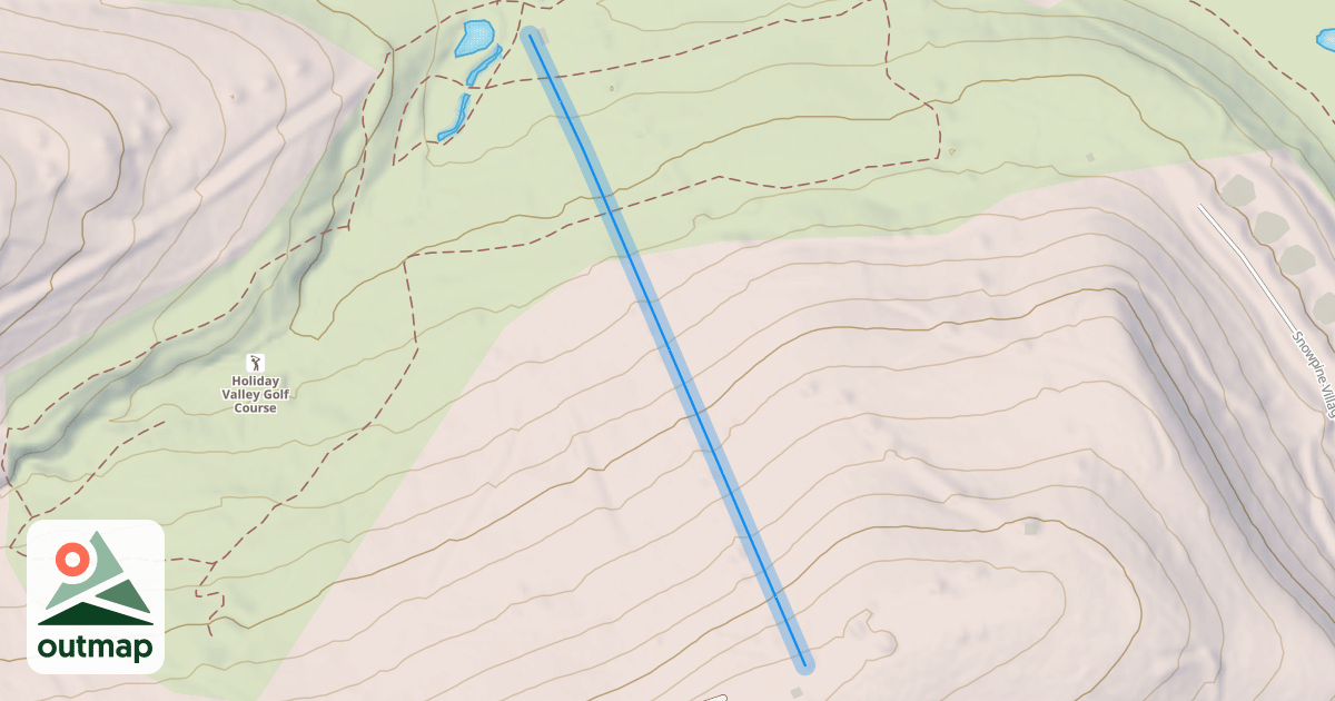 Map of Cindy's Run