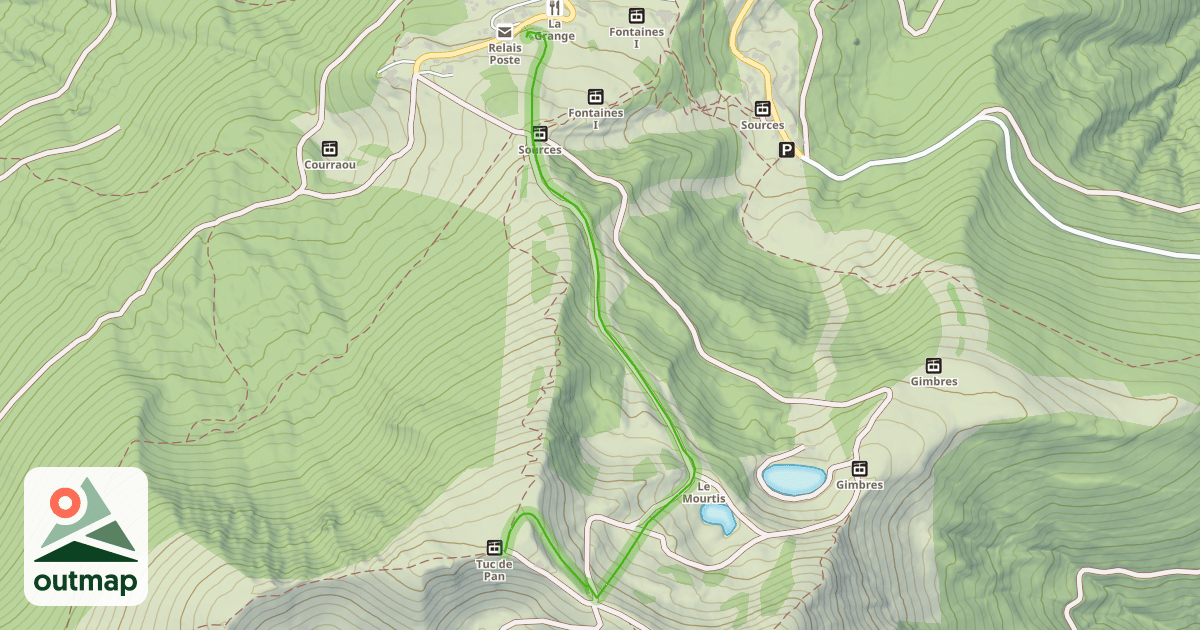 Map of Boutève
