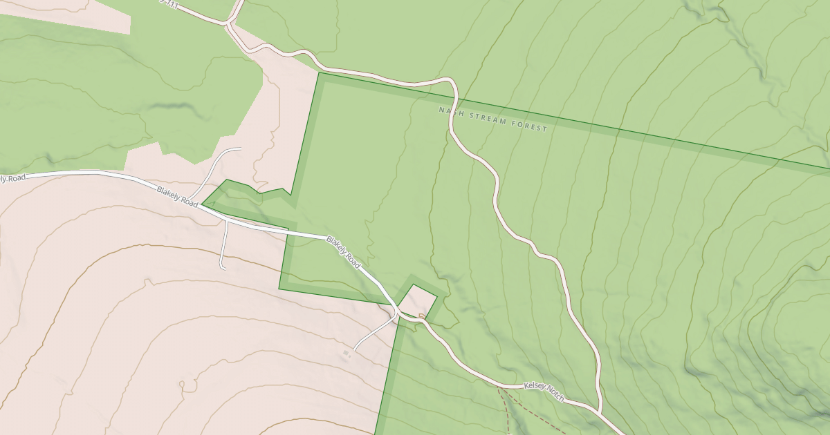 Map preview of Kelsey Notch ext
