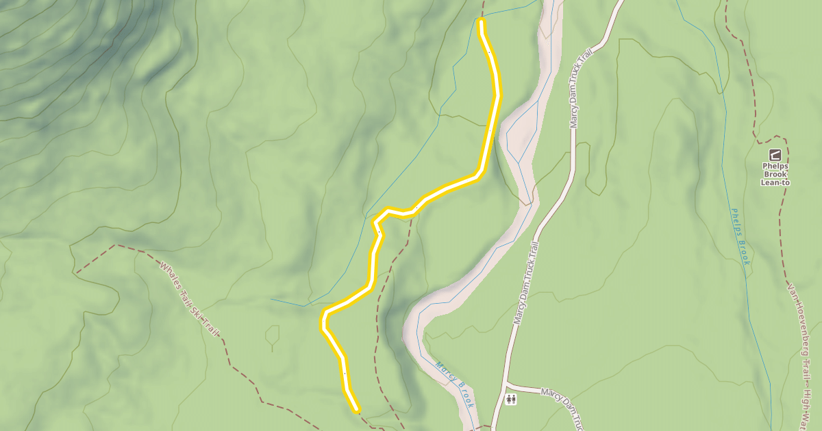 Map preview of Van Hoevenberg Trail