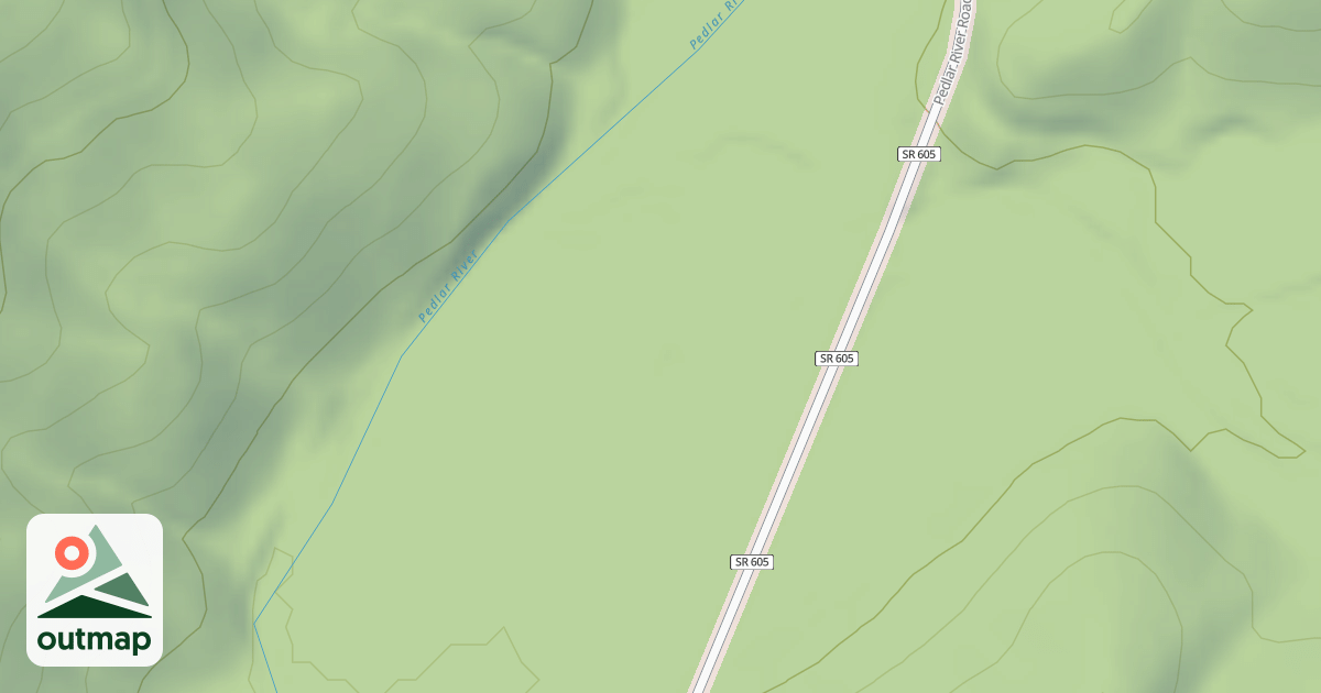 Map of BIG LITTLE PINE