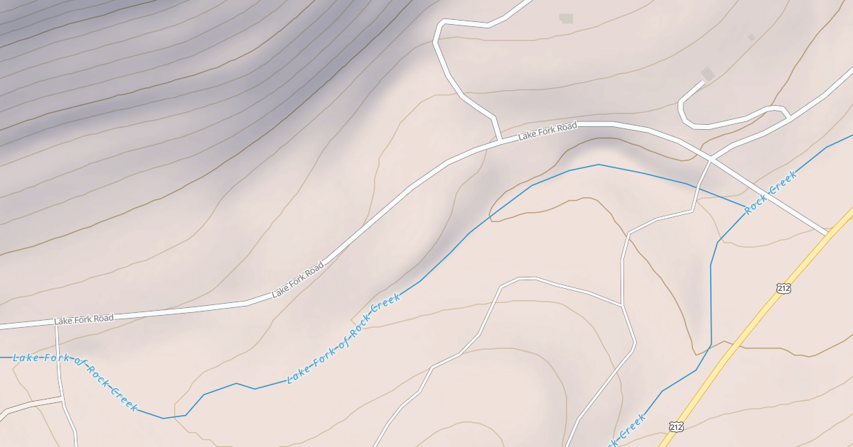 Map preview of LAKE FORK