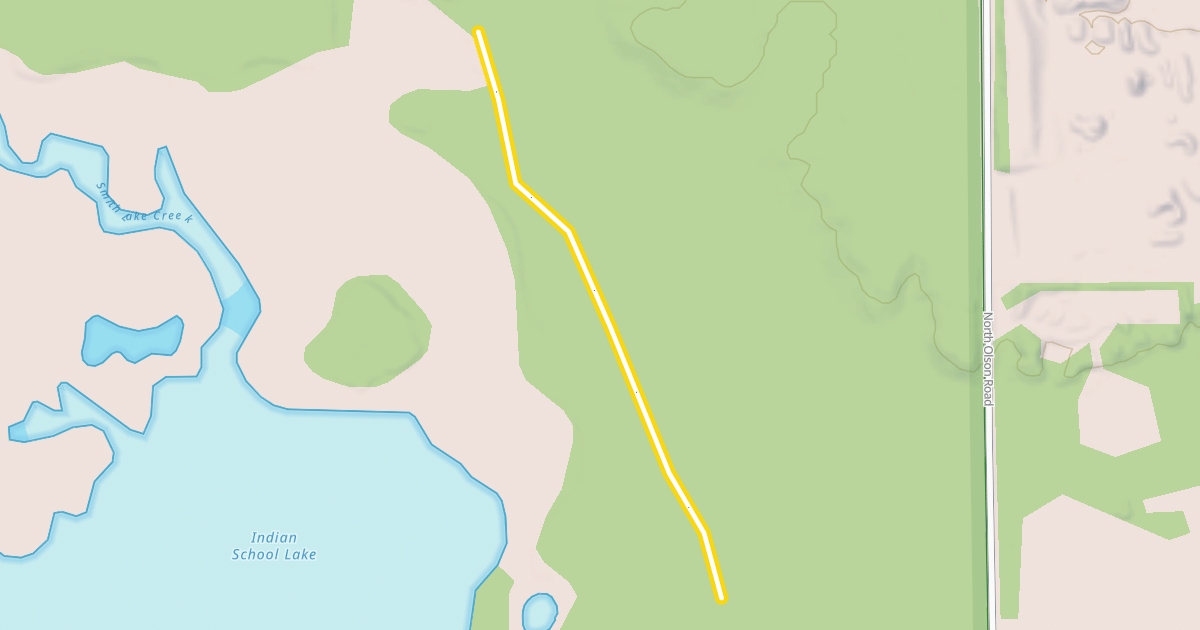 Map preview of Hospital Trails