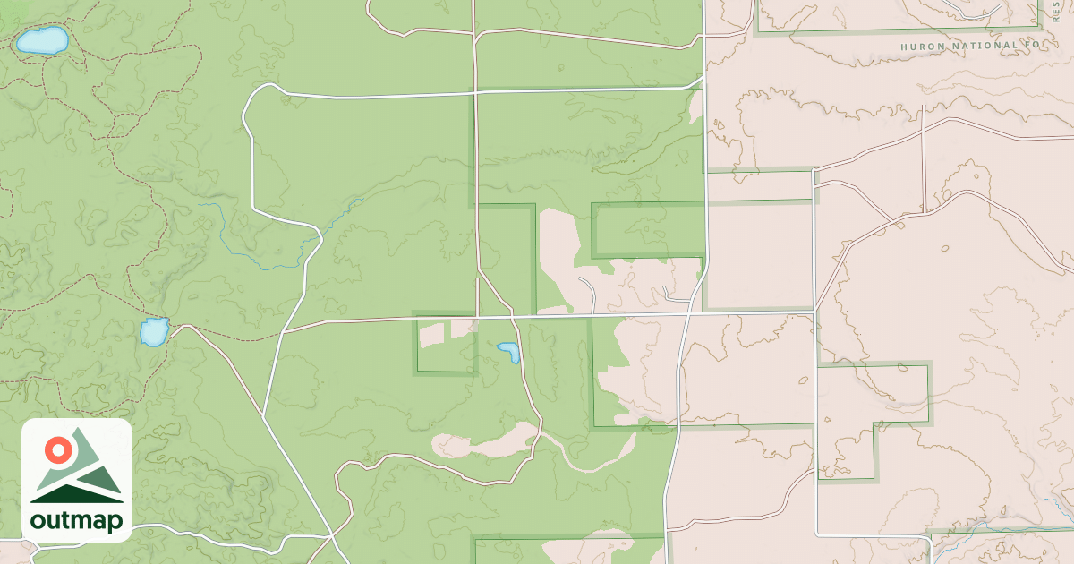 Map of Alcona Atv Trail