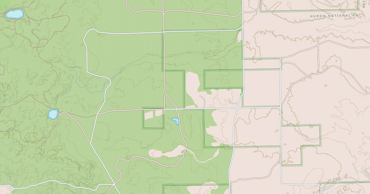 Map preview of Alcona Atv Trail