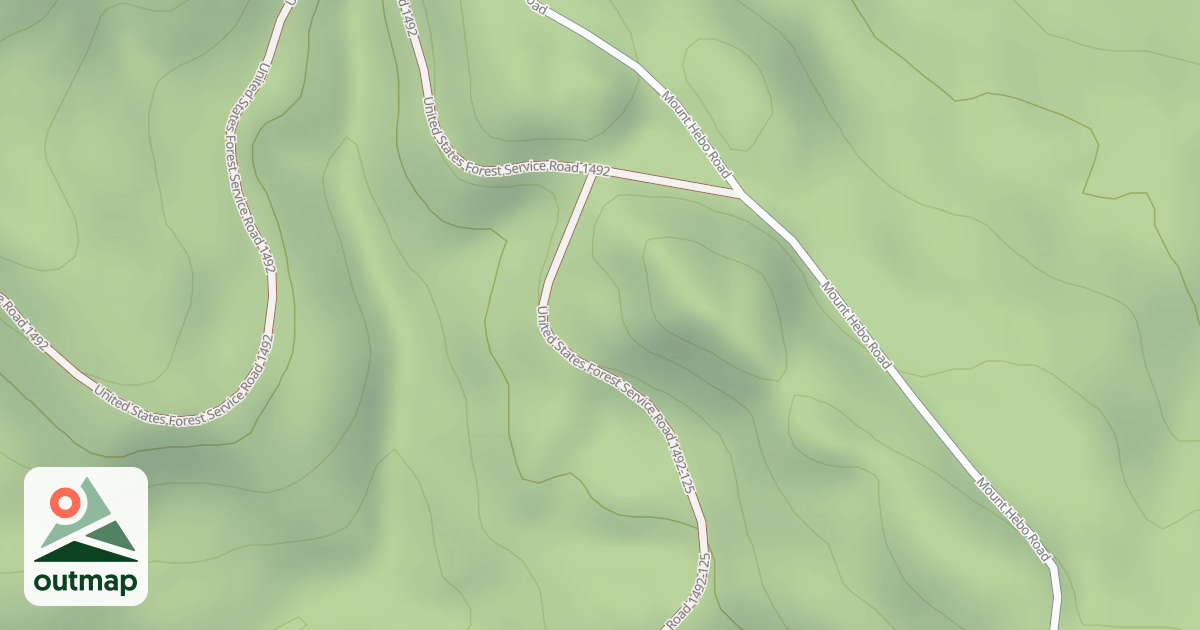 Map of USFS Motor Vehicle Use Map Roads {DB54A7B0-F669-48AB-9745-C2A39A65CEAD}