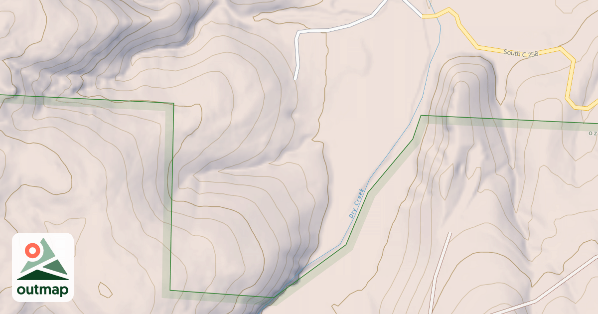 Map of CAMPBELL HOLLOW