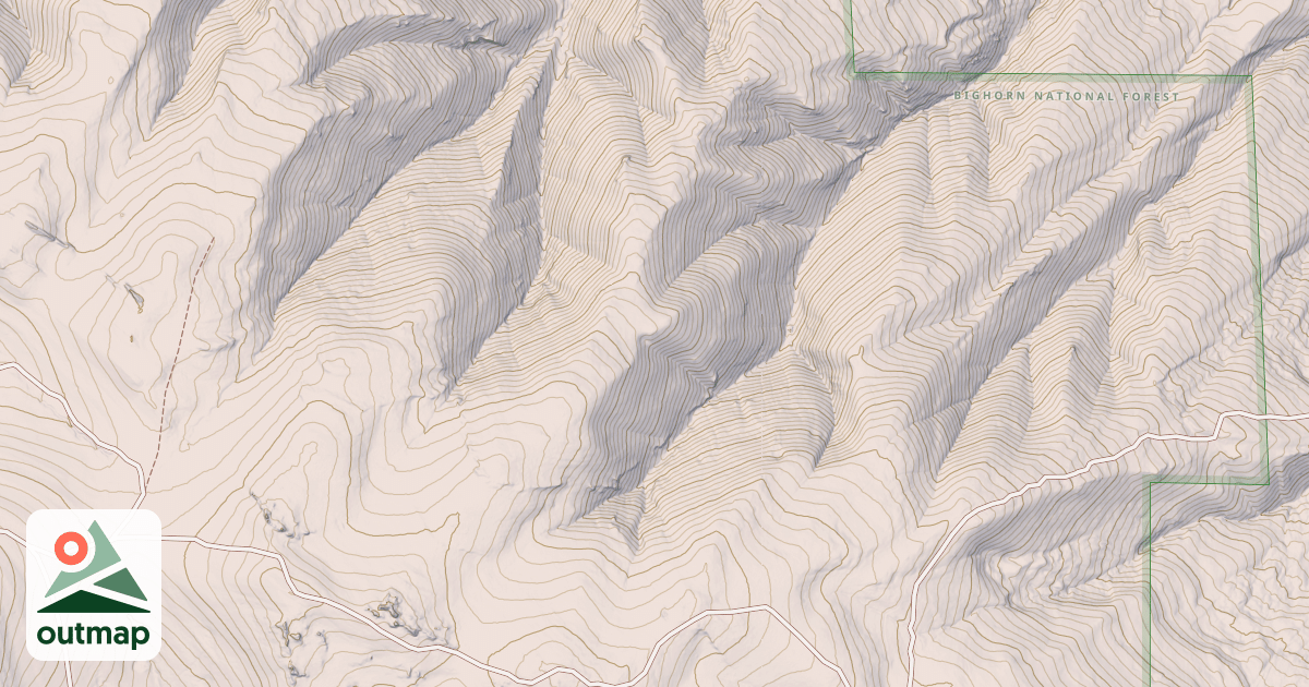 Map of USFS Motor Vehicle Use Map Trails 4331
