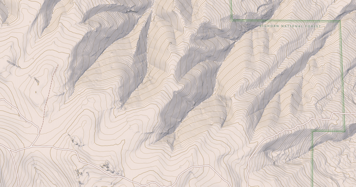 Map preview of USFS Motor Vehicle Use Map Trails 4331