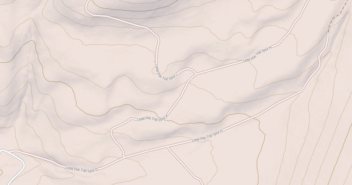 Map preview of LITTLE FLAT TOP
