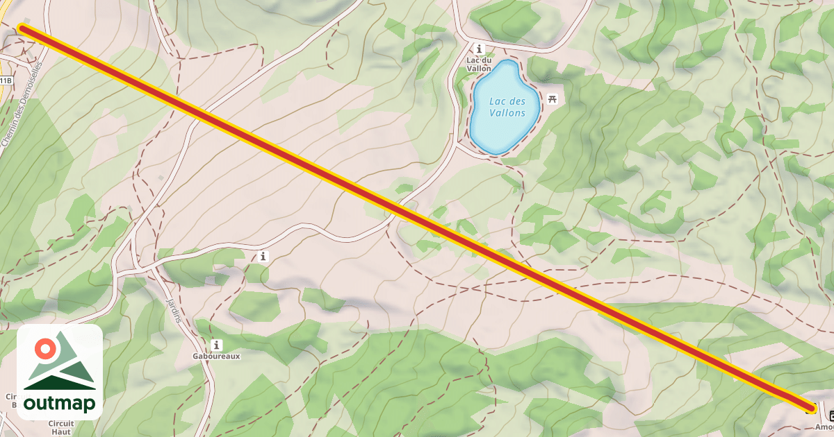Map of Gaboureaux