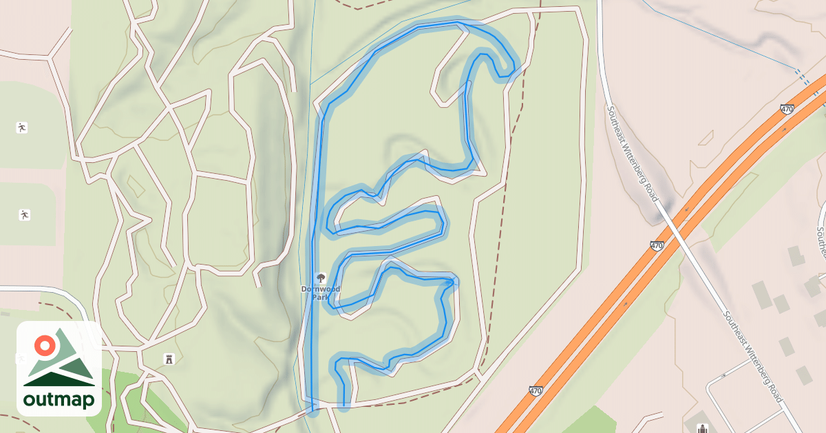 Map of Dornwood Loop