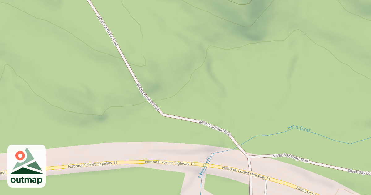 Map of Red Dot Trail