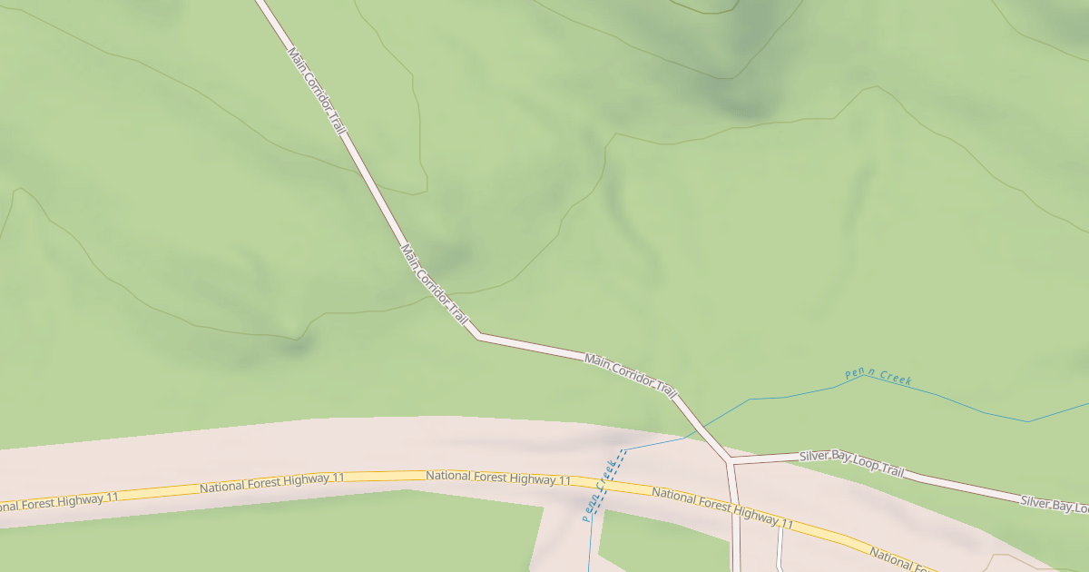 Map preview of Red Dot Trail