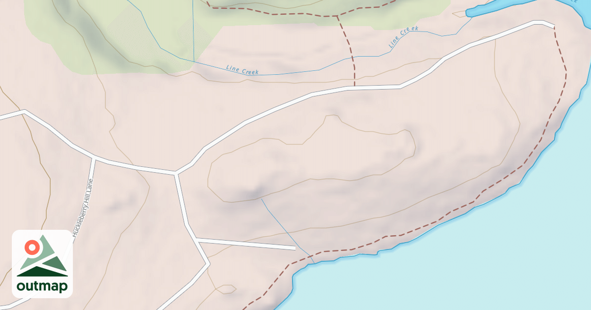 Map of BLUEBERRY SPUR B
